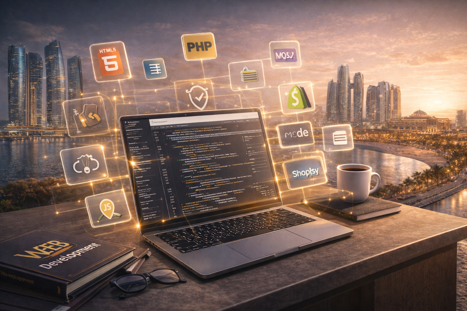 Modern website development technologies used in Abu Dhabi